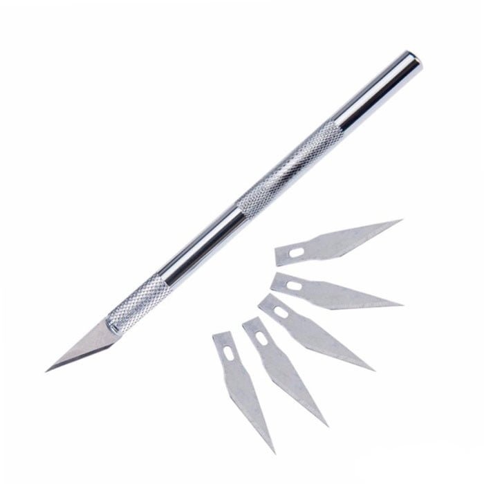 precision knife silver bd