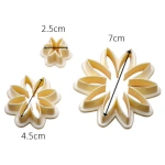 Daisy Flower Fondant Cutter 3Pcs Set Plastic 2