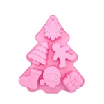 silicone mold for pralines and chocolates happy sprinkles happy x mas 6 pcs