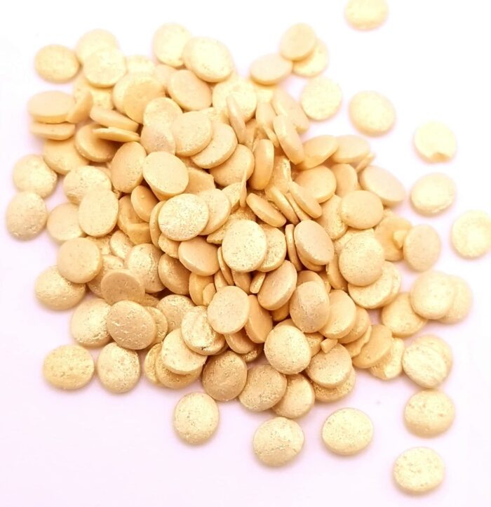 634e39bfa534c256343eb036 ncs metallic gold round confetti edible