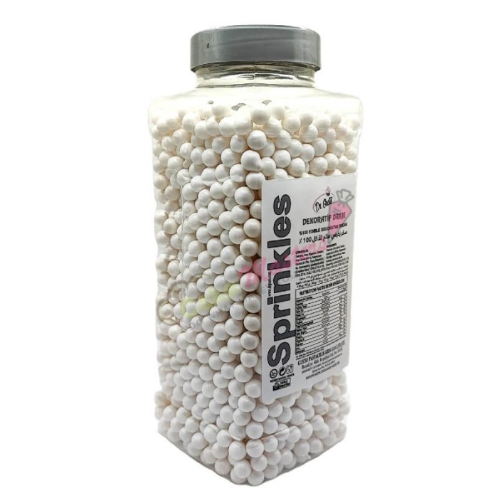 sprinkles perle albe 8mm 1kg dr gusto